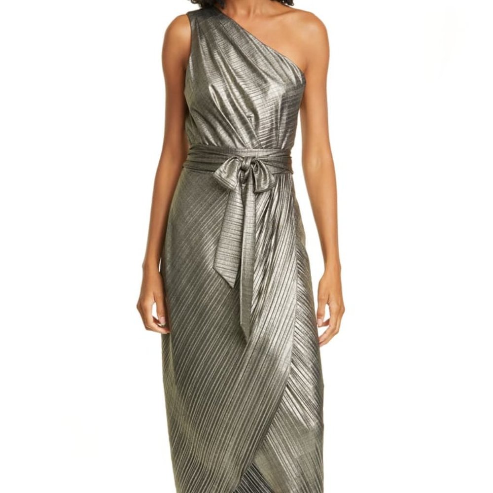 Ted Baker Gold One Should Gabria Dress
